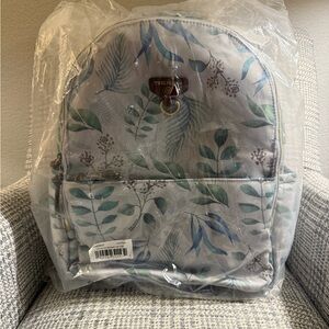 On the go leaf print Twelvelittle backpack diaper bag